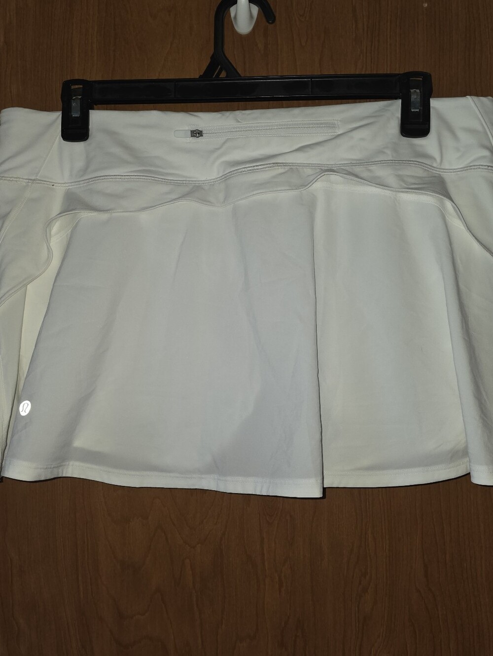 NEW Lululemon “Play Off the Pleats” tennis skirt White Sz 14 - Picture 5 of 10